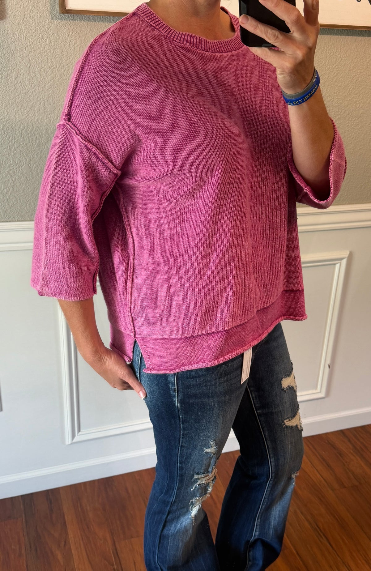 Stacci 3/4 Sleeve Sweater