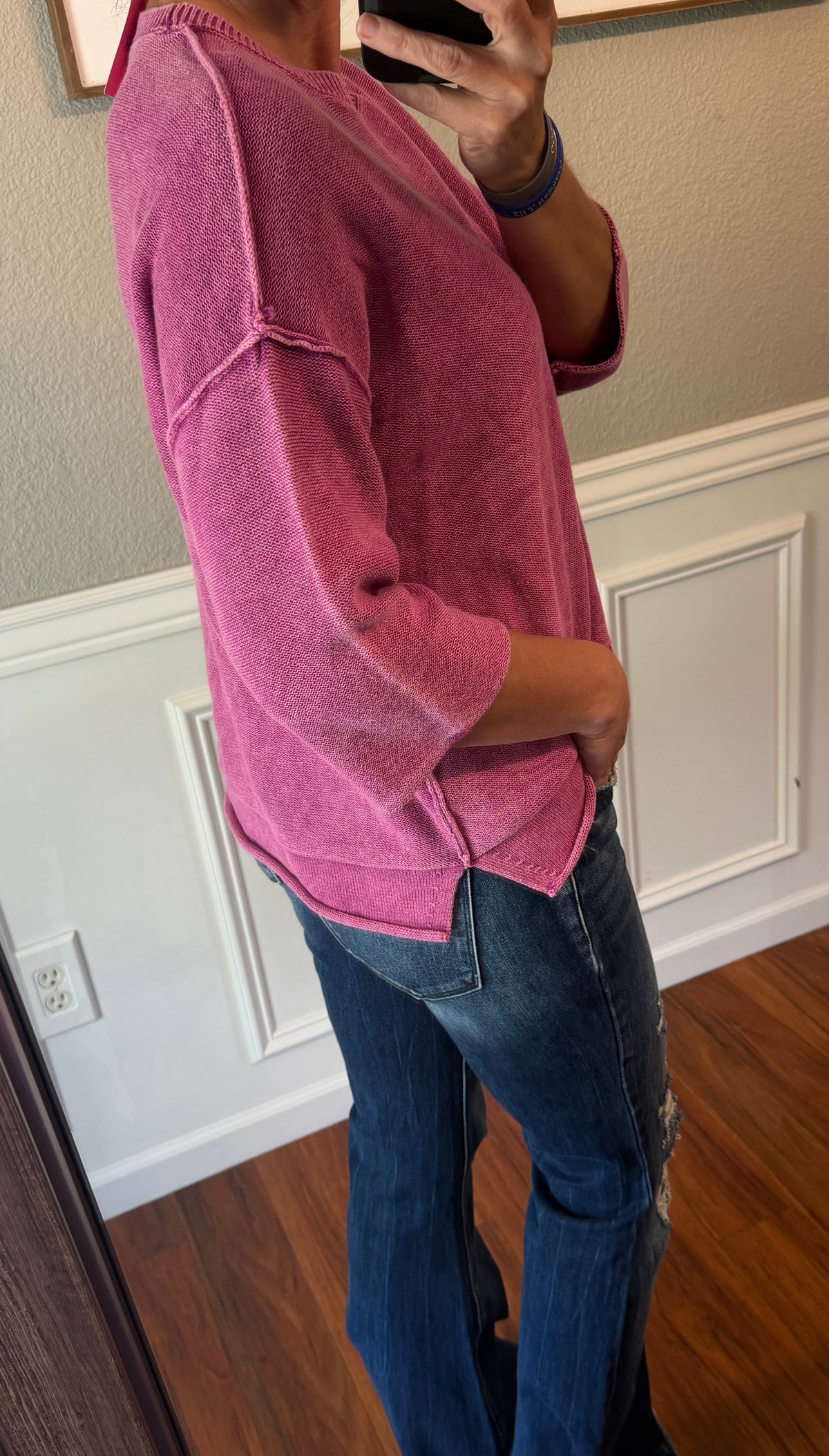 Stacci 3/4 Sleeve Sweater