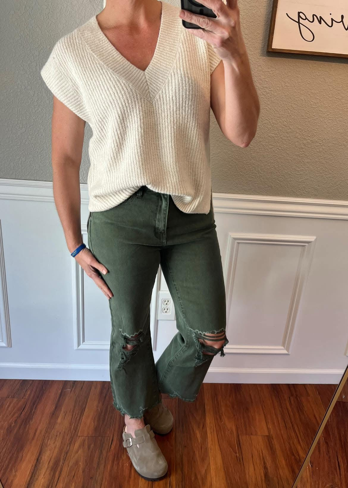 Bentley Cropped Vintage Denim