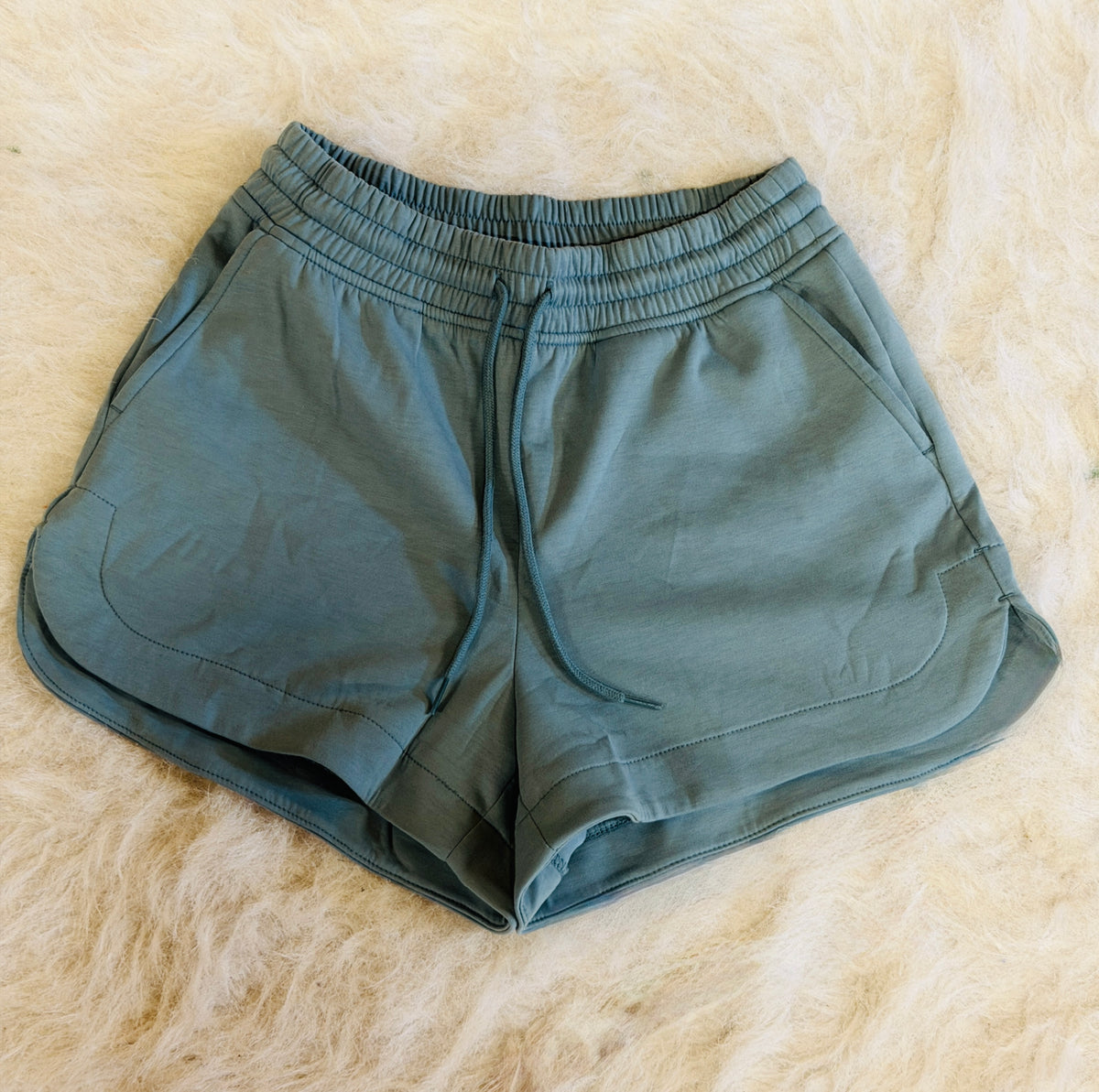 Scuba Pocket Shorts~ Blue Grey