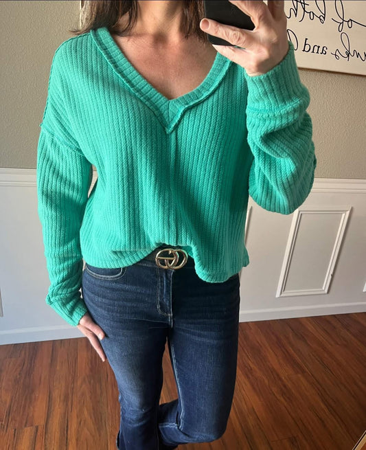 Everly V Neck Top