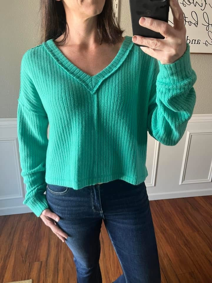 Everly V Neck Top
